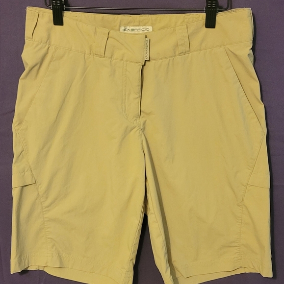 Exofficio Tan Cargo Shorts Lightweight Performance. Womens Size 10 - Picture 1 of 6
